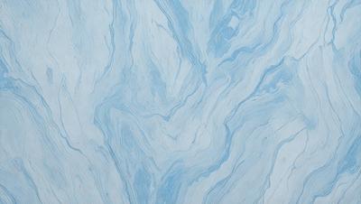 The primary subject of the image is a blue and white marbled pattern. The setting is a blue and white marbled surface, which serves as the background. The visual style is a combination of a photo and a drawing, creating a unique and artistic representation of the marbled pattern. The colors and mood of the image are predominantly blue and white, giving it a calm and serene atmosphere.