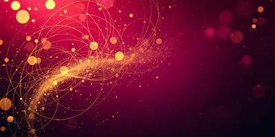 The primary subject of the image is a close-up of a red background with a pattern of yellow and orange circles. The setting is a dark background, which contrasts with the bright colors of the circles. The visual style is a combination of digital art and illustration, creating a vibrant and dynamic scene. The dominant colors are red, yellow, and orange, giving the image a warm and lively atmosphere.