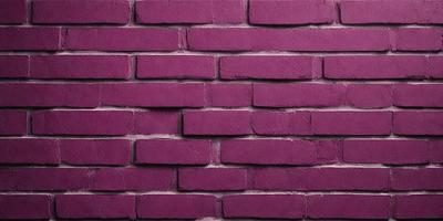 The primary subject of the image is a purple brick wall. The setting is a brick wall, and the visual style is a photo. The dominant colors are purple and pink, creating a warm and inviting atmosphere.