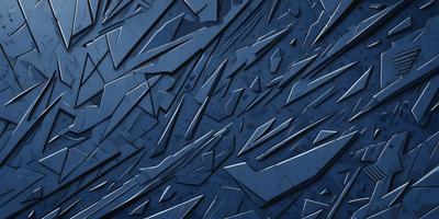 The primary subject of the image is a blue surface with a pattern of silver shapes. The setting appears to be a dark room, and the visual style is a combination of digital art and illustration. The dominant colors are blue and silver, creating a calm and serene atmosphere.
