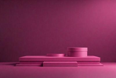 The primary subject of the image is a pink box, which is the main object in the scene. The box is placed on a pink surface, which serves as the background. The visual style of the image is a photo, capturing the pink box in its natural environment. The colors and mood of the image are predominantly pink, creating a warm and inviting atmosphere.