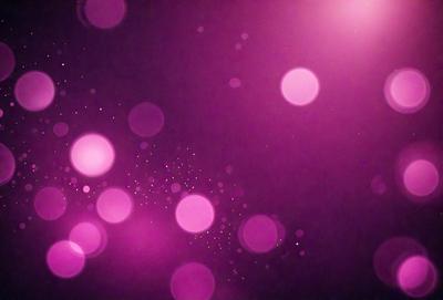 The primary subject of the image is a purple background with a pattern of pink and white lights. The setting is a dark room, and the visual style appears to be a digital art or illustration. The dominant colors are purple and pink, creating a warm and inviting atmosphere.