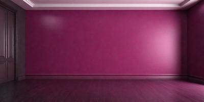 The primary subject of the image is a large, empty room with a pink wall. The setting is a room with a pink wall, and the visual style is a photo. The room appears to be a large, empty space with a pink wall, and the colors and mood are predominantly pink, creating a warm and inviting atmosphere.