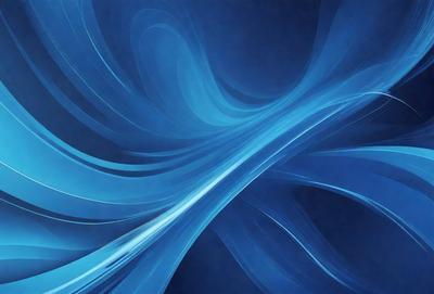 The primary subject of the image is a blue, swirling, and flowing pattern. The setting is a blue background, which creates a visually striking contrast with the swirling pattern. The visual style is a digital art or illustration, as the swirling pattern appears to be a digital creation. The dominant colors are blue and white, creating a calm and soothing atmosphere.