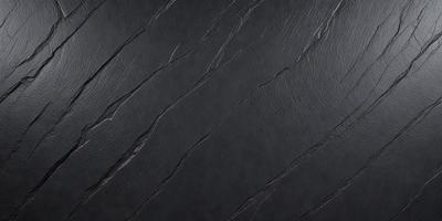 The primary subject of the image is a close-up of a black leather surface. The setting is a black background, which creates a striking contrast with the leather. The visual style is a close-up, which emphasizes the texture and details of the leather. The colors and mood of the image are predominantly black, giving it a sleek and modern appearance.