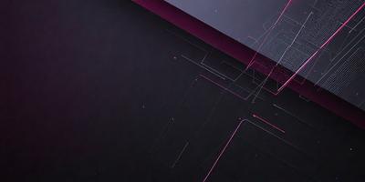 The primary subject of the image is a black background with a pink line running through it. The setting appears to be a dark room, and the visual style is a combination of digital art and illustration. The dominant colors are black and pink, creating a contrasting and visually striking scene.