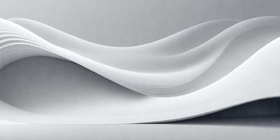 The primary subject of the image is a white sheet of paper, which is the main object, scene, or focus of the image. The setting is a white background, which provides a clean and minimalistic environment. The visual style is a photo, as it captures the paper in its natural form. The colors and mood of the image are predominantly white, giving it a clean and simple appearance.