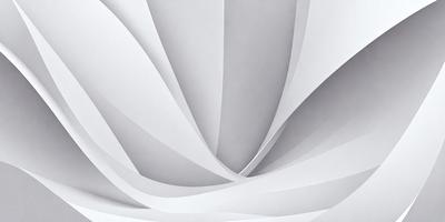 The primary subject of the image is a large, white, curved structure that resembles a tunnel or a spiral. The setting is a white background, which provides a clean and minimalist appearance. The visual style is a combination of digital art and illustration, creating a unique and intriguing design. The colors are predominantly white, giving the image a clean and modern feel. The overall atmosphere is one of creativity and innovation, as the curved structure stands out against the simple white background.