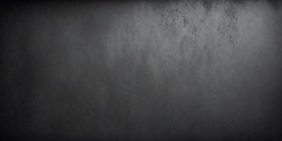 The primary subject of the image is a gray background with a few black spots. The setting is a dark room, and the visual style is a black and white photo. The colors and mood of the image are dark and moody, creating a sense of mystery or drama.