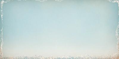 The primary subject of the image is a blue sky with clouds. The setting is a vast, open space with no visible landmarks or objects. The visual style is a painting, which gives the image a more artistic and creative appearance. The dominant colors are blue and white, creating a serene and peaceful atmosphere.