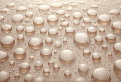 The primary subject of the image is a close-up of a white surface with numerous small bubbles on it. The setting appears to be a white background, and the visual style is a close-up of the bubbles. The colors and mood of the image are predominantly white, giving it a clean and fresh appearance.