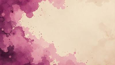 The primary subject of the image is a purple background with a cloudy pattern. The setting is a white wall, and the visual style is a combination of digital art and illustration. The dominant colors are purple and white, creating a calm and serene atmosphere.