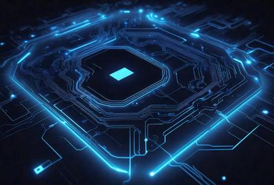 The primary subject of the image is a blue square, which is the main object, scene, or focus of the image. The setting or background is a blue and white grid, which is the environment, backdrop, or surface visible in the image. The visual style of the image is digital art, as it is a digital representation of a blue square on a blue and white grid. The colors and mood of the image are predominantly blue, creating a calm and serene atmosphere.