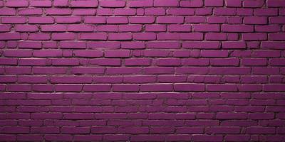 The primary subject of the image is a purple brick wall. The setting is a brick wall, and the visual style is a photo. The dominant colors are purple and pink, creating a warm and inviting atmosphere.