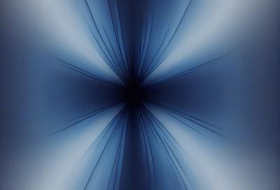 The primary subject of the image is a blue tunnel, which appears to be a wormhole or a passage through space. The setting is a dark, starry background, which adds to the mysterious and intriguing atmosphere of the scene. The visual style is a combination of digital art and illustration, creating a unique and captivating image. The dominant colors are blue and black, which contribute to the overall mood of the image, evoking a sense of wonder and exploration.