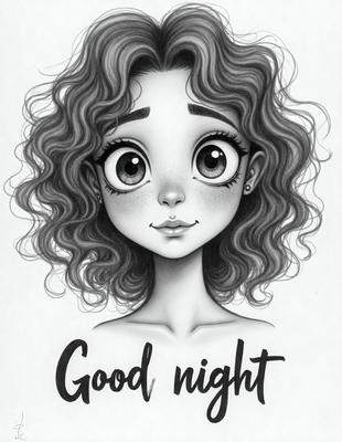 The primary subject of the image is a woman with long hair, who is smiling and looking at the camera. She is the main focus of the image. The setting is a white background, which provides a clean and simple backdrop for the woman. The visual style is a digital art or illustration, as the woman is depicted in a cartoon-like manner. The colors are predominantly shades of pink and white, giving the image a warm and friendly atmosphere.