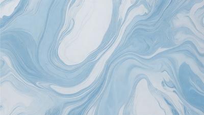 The primary subject of the image is a blue and white painting or drawing of a wave. The setting is a white background, which provides a clean and minimalist appearance. The visual style is a combination of artistic expression and digital art, as it appears to be a digital painting or drawing. The dominant colors are blue and white, creating a calming and serene atmosphere.