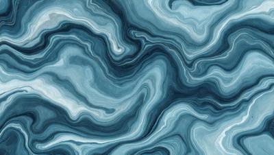 The primary subject of the image is a blue and white swirling pattern, which appears to be a digital art or illustration. The setting is a blue and white ocean, with the swirling pattern as the main focus. The visual style is a combination of digital art and illustration, creating a unique and captivating design. The colors and mood of the image are predominantly blue and white, giving it a calming and serene atmosphere.