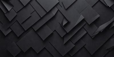 The primary subject of the image is a black and white patterned wall. The setting is a dark room with a black background. The visual style is a combination of a photo and digital art, creating a unique and intricate pattern. The dominant colors are black and white, giving the image a bold and striking appearance.