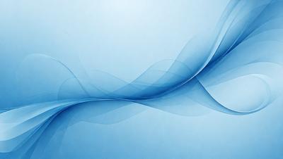 The primary subject of the image is a blue wave pattern, which is the main focus of the image. The setting is a blue background, and the visual style is a digital art or illustration. The dominant colors in the image are blue and white, creating a calm and serene atmosphere.