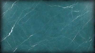 The primary subject of the image is a blue marble wall. The setting is a room with a blue marble wall as the main focus. The visual style is a close-up of the marble wall, showcasing its texture and color. The dominant colors are blue and white, creating a calm and serene atmosphere.