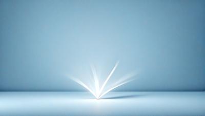 The primary subject of the image is a white light source, which appears to be a light bulb or a bright light. The light source is located in the center of the image, and it is surrounded by a blue background. The visual style of the image is a combination of photo and digital art, as it captures the light source in a unique and artistic manner. The colors and mood of the image are predominantly blue and white, creating a calm and serene atmosphere.