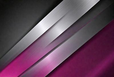 The primary subject of the image is a pair of shiny, metallic strips or stripes. The setting is a dark background, which contrasts with the shiny stripes. The visual style appears to be a combination of a photo and digital art, as the stripes seem to be digitally manipulated. The colors and mood of the image are predominantly dark, with the shiny stripes being the main focus and source of light.