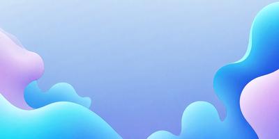 The primary subject of the image is a blue and white cloud. The setting is a blue sky, and the visual style is a digital art or illustration. The dominant colors are blue and white, creating a calm and serene atmosphere.