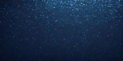 The primary subject of the image is a blue background with a pattern of glittering stars. The setting is a dark, starry night, and the visual style is a combination of a photo and digital art. The colors and mood of the image are predominantly dark and moody, with the blue background and glittering stars creating a sense of depth and mystery.