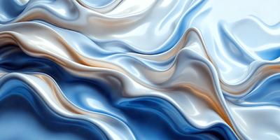 The primary subject of the image is a blue and white swirling pattern, which appears to be a digital art or illustration. The setting is a blue and white background, creating a visually appealing contrast. The visual style suggests that the image is a creative and artistic representation of a swirling pattern. The dominant colors are blue and white, giving the image a calm and soothing atmosphere.