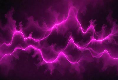 The primary subject of the image is a purple, pink, and white swirl pattern. The setting is a dark background, which contrasts with the vibrant colors of the swirl pattern. The visual style appears to be a digital art or illustration, as the swirl pattern is created with a combination of these colors. The overall atmosphere of the image is dynamic and visually appealing.