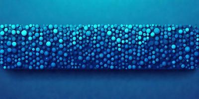 The primary subject of the image is a blue, shiny, and textured surface. The setting is a dark blue background, which contrasts with the blue surface. The visual style appears to be a combination of a photo and digital art, as the surface has a unique and intricate pattern. The colors and mood of the image are predominantly blue, creating a calm and serene atmosphere.