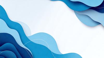 The primary subject of the image is a blue and white wave pattern. The setting is a white background, which provides a clean and minimalist appearance. The visual style is a combination of digital art and illustration, creating a unique and eye-catching design. The dominant colors are blue and white, which evoke a sense of calmness and tranquility.