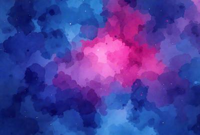 The primary subject of the image is a blue and purple galaxy, which is the main object, scene, or focus of the image. The setting or background is a blue and purple space, which adds to the overall atmosphere. The visual style of the image is digital art, as it is a colorful and detailed representation of a galaxy. The colors and mood of the image are predominantly blue and purple, creating a sense of depth and beauty in the space.