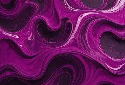 Purple swirls on a black background.