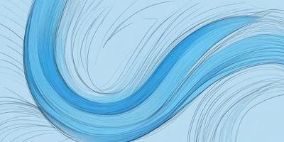 The primary subject of the image is a blue and white swirl, which appears to be a digital art or illustration. The setting is a blue background, and the visual style suggests that it is a drawing or a pattern. The dominant colors are blue and white, creating a calming and soothing atmosphere.