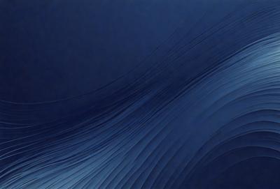 The primary subject of the image is a blue background with a pattern of waves. The setting is a dark blue sky, and the visual style appears to be a digital art or illustration. The dominant colors are blue and black, creating a calm and serene atmosphere.