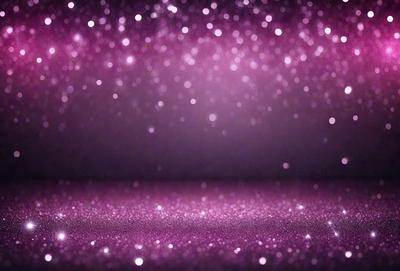 The primary subject of the image is a purple background with a reflection of a purple starry sky. The setting is a dark room, and the visual style is a photo. The colors and mood of the image are predominantly purple, creating a calm and serene atmosphere.