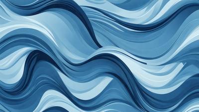The primary subject of the image is a blue and white ocean wave. The setting is the ocean, with the wave being the main focus of the image. The visual style is a photo of the ocean wave, capturing the natural beauty of the scene. The dominant colors are blue and white, creating a serene and calming atmosphere.