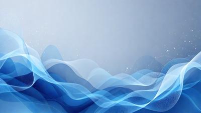 The primary subject of the image is a blue wave pattern, which is the main object, scene, or focus of the image. The setting or background consists of a white wall, which provides a clean and minimalistic environment. The visual style of the image is digital art, as it is a computer-generated pattern. The dominant colors in the image are blue and white, creating a calm and serene atmosphere.