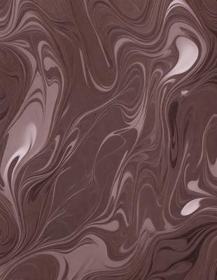 The primary subject of the image is a close-up of a brown and white patterned surface, which appears to be a textured wallpaper or a marbled stone. The setting is indoors, with the patterned surface being the main focus of the image. The visual style is a close-up, which emphasizes the intricate details of the pattern. The colors and mood of the image are warm and earthy, with the brown and white pattern creating a sense of depth and texture.