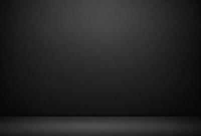 The primary subject of the image is a black wall. The setting is a dark room, and the visual style is a black and white photo. The colors and mood of the image are predominantly dark and moody, with the black wall serving as the focal point.