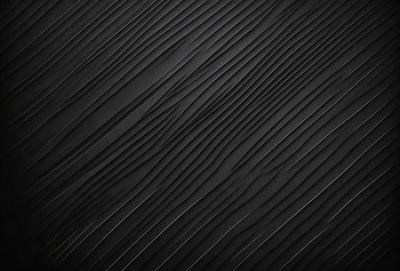 The primary subject of the image is a black background with a pattern of wavy lines. The setting is a dark room, and the visual style appears to be a digital art or illustration. The dominant colors are black and grey, creating a moody atmosphere.