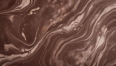 The primary subject of the image is a close-up of a marble surface with a brown and white color scheme. The setting is a natural environment, possibly a rock formation or a stone wall. The visual style is a close-up of the marble surface, showcasing its texture and patterns. The colors and mood of the image are earthy and natural, with the brown and white tones creating a sense of depth and texture.