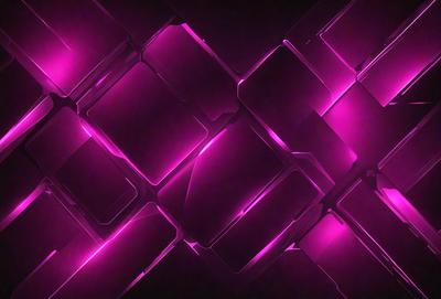 The primary subject of the image is a purple and pink patterned background. The setting is a dark room, and the visual style appears to be a digital art or illustration. The dominant colors in the image are purple and pink, creating a warm and vibrant atmosphere.