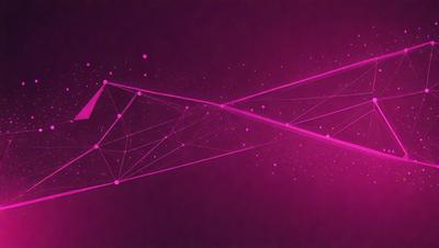 The primary subject of the image is a pink background with a pattern of dots. The setting appears to be a dark room, and the visual style is a combination of digital art and illustration. The dominant colors in the image are pink and purple, creating a warm and inviting atmosphere.