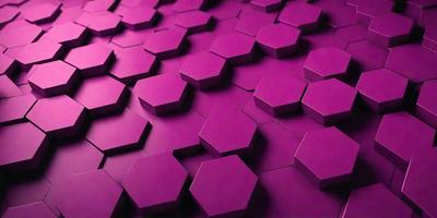 The primary subject of the image is a purple wall with a pattern of hexagonal shapes. The setting is a room with a purple background, and the visual style appears to be a combination of digital art and illustration. The dominant colors are purple and pink, creating a warm and inviting atmosphere.