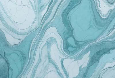 The primary subject of the image is a blue and white marbled tile. The setting is a bathroom, as the tiles are placed on the walls and floor. The visual style is a close-up of the tiles, showcasing their intricate design. The colors and mood of the image are predominantly blue and white, creating a clean and elegant atmosphere.