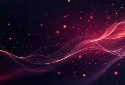 The primary subject of the image is a red and white pattern, which appears to be a digital art or illustration. The setting is a dark background, and the visual style is a combination of digital art and illustration. The dominant colors in the image are red and white, creating a bold and striking appearance. The overall atmosphere of the image is energetic and visually engaging.