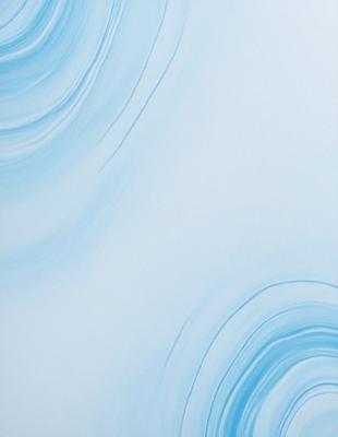 The primary subject of the image is a blue and white wave pattern. The setting is a white background, which provides a clean and minimalist appearance. The visual style is a digital art or illustration, as the wave pattern is created using a computer or digital medium. The dominant colors are blue and white, giving the image a calm and soothing atmosphere.
